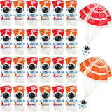 Jerify 48 Sets Mini Astronaut Paratroopers with Parachutes Flying Toy Space Party Favors Astronaut Goodie Bag Stuffers Need Asse