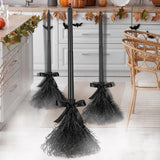 Wesiti Halloween Decoration Moving Witch Broom Floating Spooky Sounds Witch Broomstick for Halloween Decoration Party Front Porc