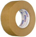 Intertape 9341 1.88in. x 60yds Kraft Paper Flatback Carton Sealing Tape, Natural (12 Pack)