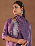 Libas Women'S Silk Blend Kurta Set (Gs1030 Mauve S