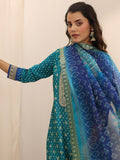 Libas Women'S Silk Blend Kurta Sets (99269 Blue Xl