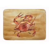 Caroline'S Treasures Cooked Crab Sandy Beach Floor Mat, 19 X 27, Multicolor