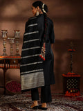Libas Women'S Silk Blend Kurta Set (39047_Black