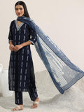 Libas Women'S Cotton Blend Kurta Set (400396 Blue Xl