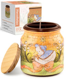 PieceRelax 3D Puzzle Jar 96 Plastic Pieces for Adults - The Dreamy Duck Use Includes Divider as Pen and Utensils Holder with Woo