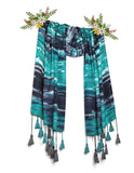 Chandwasia WomenS Printed Viscose Stole Scarf | Soft & Lightweight Summer Wrap For Women & Girls | Stylish Unique Design | 30 X