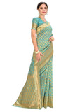 Glory Sarees Womens Art Silk Kanchipuram Saree (Kara115Pastelgreen_Pastel Green)