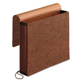 Pendaflex 60545 Premium Reinforced Expanding Wallet, 1 Pocket, Letter, Brown