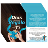 Noveread 200 Pcs Spanish Gospel Tract Card Salvation Cards Pocket Holy Postcards Prayer Postcards Christian Inspirational Bible 