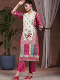 Libas Women'S Poly Crepe Kurta Set (36948 Off White S