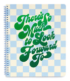 ban.do Rough Draft Large Spiral Notebook with Saying, 11 x 9 with Pockets and 160 College Ruled Pages, There's so Much to Look F