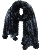 Saba Fashion Women Fancy Winter Scarf/Shawl/Dupatta/Hijab/Wrap/Scarves/Stoles (Black)