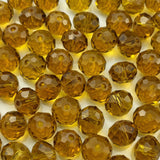 Jmassyang 60PCS 10mm Faceted Crystal Glass Beads Loose Spacer Briolette Beads with Hole for DIY Jewelry Making Bracelets Necklac