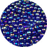Jmassyang 400 Pieces 8mm Glossy Acrylic Round Beads AB Color Spacer Bubble Bead Plastic Crafts Bead for DIY Necklaces Bracelets 