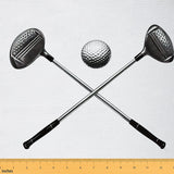 Erosebridal Golf Upholstery Fabrics Golf Ball Club Outdoor Fabric by The Yard 2 Yard Modern Leisure Sport Waterproof Fabric for 
