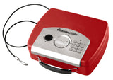 SentrySafe Red Electronic Compact Safe with Steel Tether, Travel Safe Fits in Luggage and Secures Small Valuables During Travel,