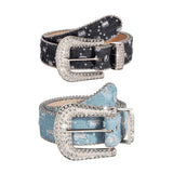 Calandis Womens Waist Belt Dress Belt Decorative Costume Accessories Rhinestone Belts Black | Belts | Womens Accessories