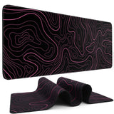 DIGSOM Mouse Pad Gaming Mousepad 31.5 x 11.8 in Large Mouse Pad for Keyboard and Mouse with Anti-Slip Rubber Base, Keyboard Pad 