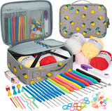 Gmak Crochet Kit For Beginners Adults, All In One Crochet Set Include Yarns