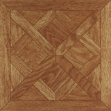 Nexus Self Adhesive 12-Inch Vinyl Floor Tiles, 20 Tiles - 12 x 12, Classic Paquet Oak Slate Pattern - Peel & Stick, DIY Flooring