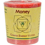ALOHA BAY CHAKRA VOTIVE,MONEY, 2 OZ CASE_12