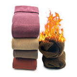 Zensoo Premium Winter Women Wool Ultra Thick Thermal Crew Socks 4 Pairs For Men & Women Warm Winter Woolen Socks Soft Durable Pe