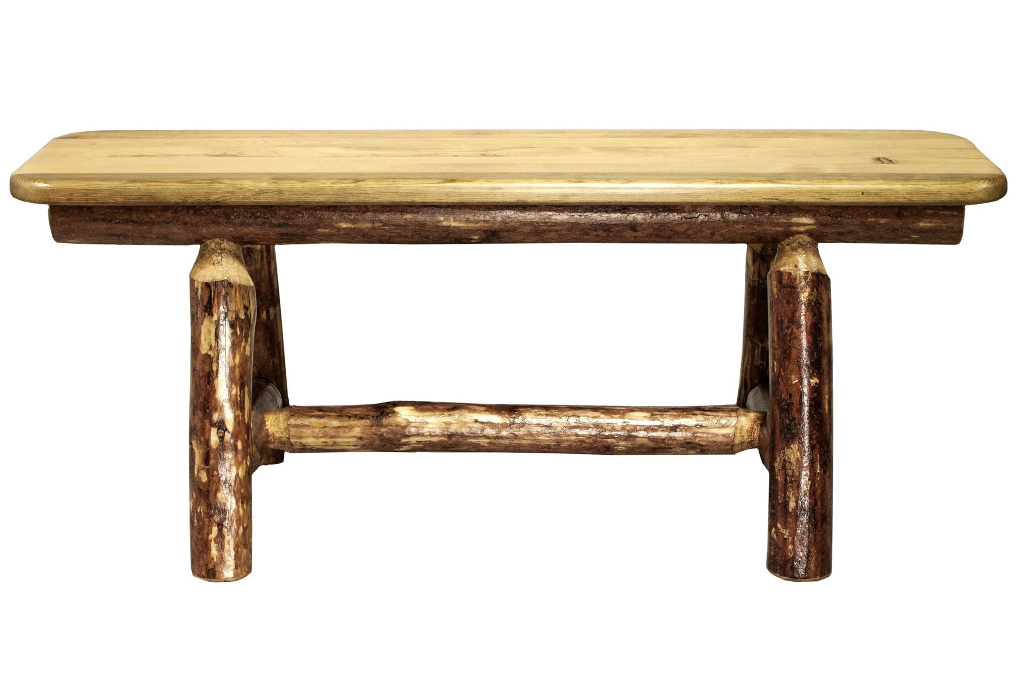 Log Furniture - Plank Bench 45 Long