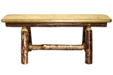 Log Furniture - Plank Bench 45 Long