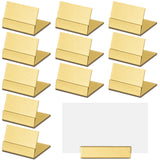 Yaocom 12 Pcs Gold Table Number Holders Metal Place Card Holders Vintage Table Number Stands Name Card Display Stand for Wedding