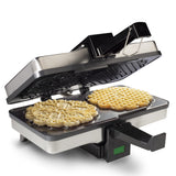 Pizzelle Maker- Nonstick Electric Baker Press Makes Two 5-Inch Cookies at Once- Recipe Guide Included- Fun Baking Supplies for P