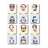 woopme Cute Penguin Magnetic Bookmark for Students Kids Book Lovers Readers Gift Magnetic Page Clips Folding 5 PCs