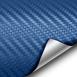 VViViD XPO Dry Navy Blue Carbon Fiber 5ft x 3ft Car Wrap Vinyl Roll with Air Release Technology