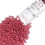 Miyuki Delica Seed Beads - Size 11/0 (1.6 mm), DB2353, Duracoat Opaque Raspberry, 7.2 g, Approx. 1440 Beads, Made in Japan