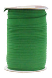 Mandala Crafts 55 Yards 1/2 Inch Green Double Fold Bias Tape for Sewing - Bias Binding Tape for Quilting Binding, Hemming, Seam,