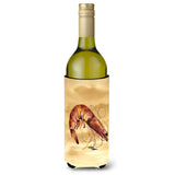 Shrimp Sandy Beach Wine Bottle Beverage Insulator Beverage Insulator Hugger 8161Literk