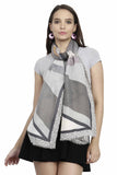 Fabseasons Cotton Viscose Abstract Printed Soft Scarf/Scarves, Shawl And Stoles For Women, Size 90 * 180 Cms