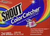 Shout Color Catcher DyeTrapping, InWash Cloths 24 ea