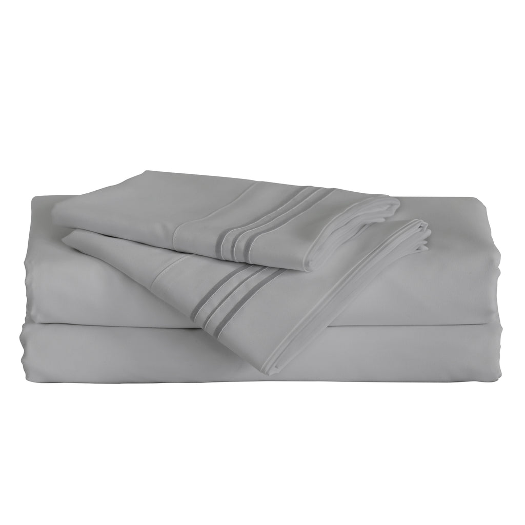 Furinno Angeland Vienne 3-Piece Microfiber Bed Sheet Set - Thumbnail 2