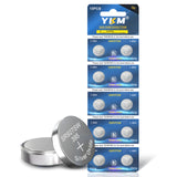 YKM 395 Watch Battery SR927SW 395 399 LR927 AG7 1.55V Silver Oxide Battery for LED Light Calculator Button Batteries 10 Pack