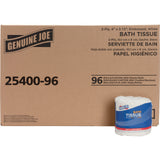 Genuine Joe GJO2540096 2ply Standard Bath Tissue Rolls White, 96 rolls