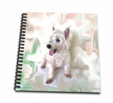 3dRose db_4015_1 Westie Drawing Book, 8 by 8