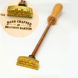 Custom Wood Branding Iron,Personalized Leather Branding Iron Stamp,Wood Branding Iron/Wedding Gift,Handcrafted Design,Wooden Wor