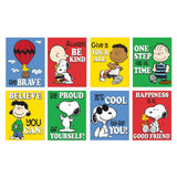 Eureka Peanuts Mini Classroom Poster Set for Teachers, 11 x 14, 8 Pieces