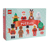 Lego Countdown to Christmas Puzzles | 12 Days of Minifigure Advent Puzzles | 48-Piece Mini Jigsaw Puzzles