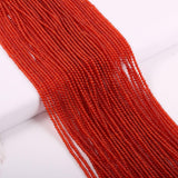 110pcs 3mm Natural Red Agate Stone Loose Round Beads Gemstone Smooth Samll Spacer Beads for jewerly Making Bracelet Necklace