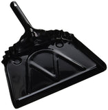 DQB Industries 72539 24Gauge Metal Dust Pan, 12Inch , Black
