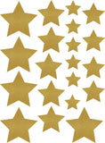 GOLD SHIMMER STARS ACCENTS