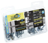 Hillman 377637 Borefast Drywall Anchors, No Size, Silver, 3 Count
