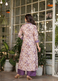 Wedani Cotton Printed Kurta Set For Women Cream,CREAM,2XL,,,