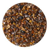 LAIDANLA Tiger Eye 400pcs Natural Chip Stone Beads 5-8mm Healing Crystal Irregular Gemstones Drilled DIY Loose Rocks Bead Crysta